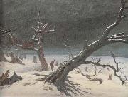 Caspar David Friedrich Winter Landsacpe (mk10) oil painting artist